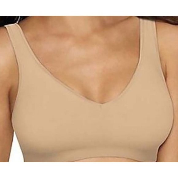 Hanes Womens Smooth Comfort Bra G796 Color Nude Size Small Wire Free - Picture 3 of 3